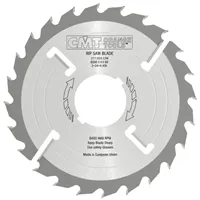 CMT Industrial hasító körfűrészlap tisztító fogakkal, megerősített - D350x4,2 d70 Z26+6 MEC HW