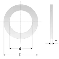 CMT Reduktor gyűrű körfűrészlapokra - D30 d18 t1,4