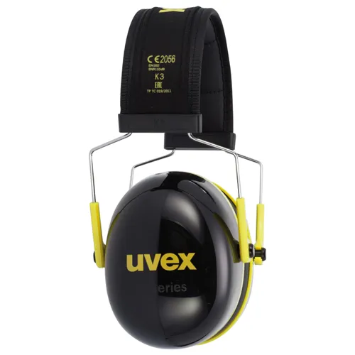 Uvex K2 Fülvédő, 32dB, fekete-sárga