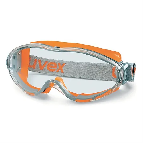 Uvex ULTRASONIC Zárt szemüveg, átlátszó szemellenző, narancssárga-szürke