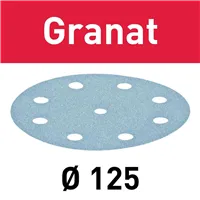 Festool Csiszolópapír STF D125/8 - P180 GR/10 Granat