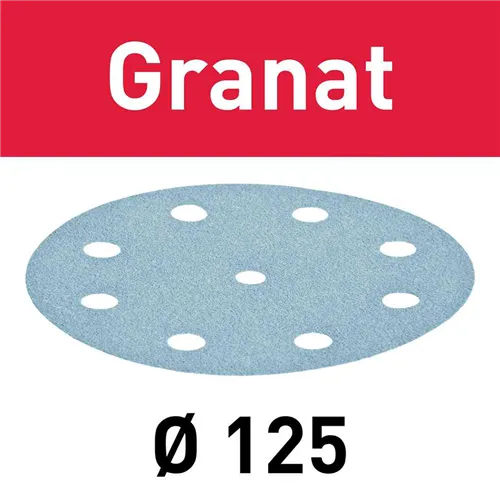 Festool Csiszolópapír STF D125/8 - P60 GR/10 Granat