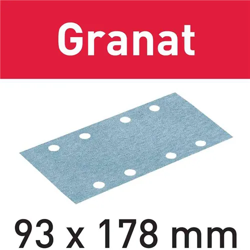 Festool Csiszolócsíkok STF 93X178 - P180 GR/100 Granat
