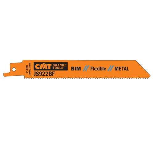 CMT Fűrészlap rókafarkú fűrészbe BIM Flexible Metal 922 BF - L150, I130, TPI14 (készlet 5db)