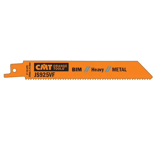 CMT Fűrészlap rókafarkú fűrészbe BIM Heavy Metal 925 VF - L150, I130, TPI10-14 (készlet 5db)
