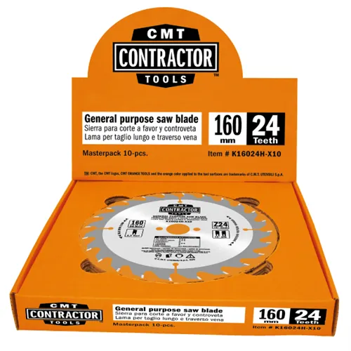 CMT Contractor Körfűrészlap fára - D190x2,2 d30 Z24 HW