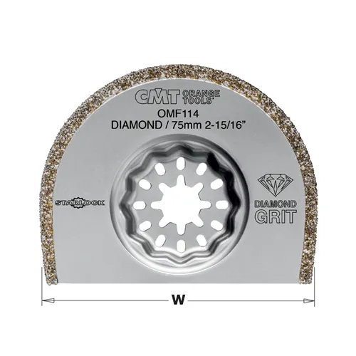 CMT Starlock Gyémánt fűrészlap extra élettartammal, téglára és betonra - 75 mm, 5 db-os készlet