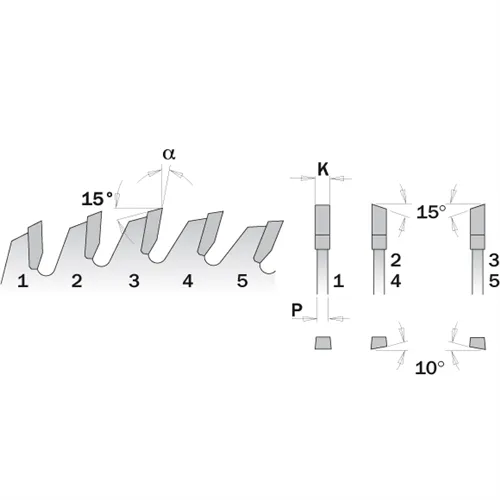 CMT XTreme Körfűrészlap keresztirányú finiselő vágásokra - D300x3,2x30 Z100 HW