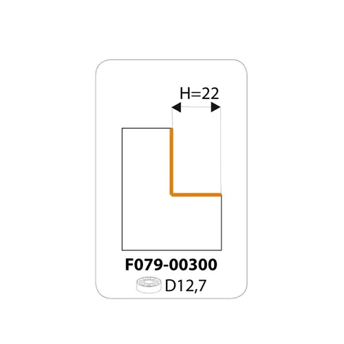 IGM F049 Nagy falcmaró HW - H22 D56,7x12 L66 S=12