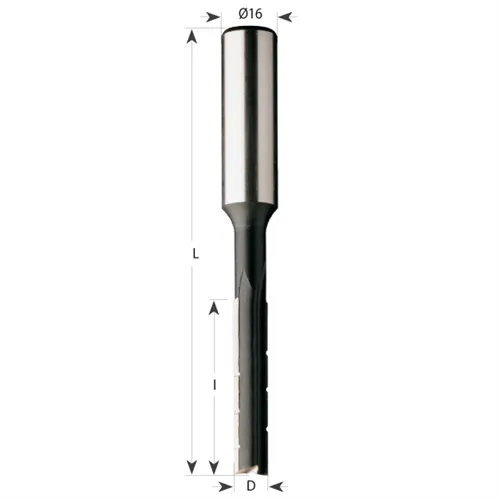 IGM Véső fúró forgácstörővel - D8x60 L115 S=16x50 RH